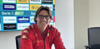 Bari-Venezia FC 0-3, Vanoli: “Un’altra prova di crescita” Mister Paolo Vanoli, allenatore del Venezia FC,in conferenza stampa - foto Notizieplus