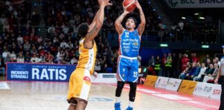 Pesaro-Treviso 95-76 Pesaro-Treviso - foto dal sito della Nutribullet Treviso Basket