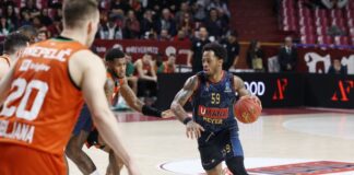 Reyer-Lubiana 95-87 Rayon Tucker Umana Reyer Venezia vs Cedevita Olimpija Ljubljana BKT EuroCup Regular Season 2023/2024 Venezia, 07/11/2023 Foto A. Gilardi/Ag. Ciamillo Castoria