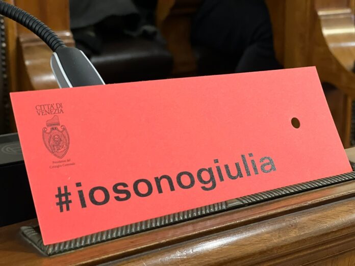 #iosonoGiulia, il messaggio letto dai Consigli Comunali italiani