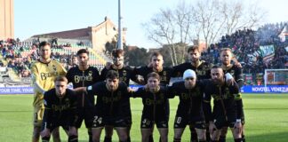 Venezia-Lecco 2-2 L'undici iniziale dei lagunari in Venezia FC-Lecco - foto Andrea Pattaro@Vision