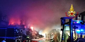 Incendio alla Zai di Portogruaro Incendio alla Zai di Portogruaro