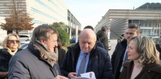 Il ministro Pichetto Fratin a Venezia: “Vincerà chi per primo sarà sostenibile” Brugnaro e Pichetto Fratin