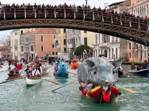 Carnevale di Venezia, il corteo acqueo