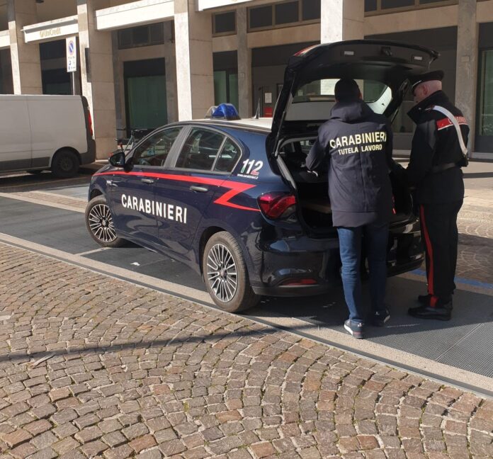 I Carabinieri del NIL inazione nei cantieri edili