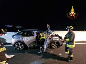 Incidente in autostrada A4, i soccorsi