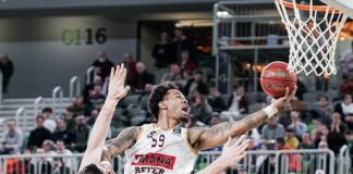 Lubiana-Reyer 93-104 Lubiana-Reyer - foto dalla pagina Facebook dell'Umana Reyer Venezia