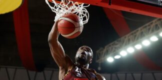 Varese-Reyer, Kabengele: “Sono contento del mio contributo” Mfiondu Kabengele - foto dalla pagina Facebook dell'Umana Reyer Venezia