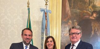 Il console di Romania oggi in visita da Mario Conte