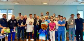Un peluche per un sorriso, donazione del Montebelluna Basket alle pediatrie Ulss2