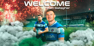 Matt Gallagher al Benetton Rugby Matt Gallagher