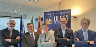 Ortopedie dell’Ulss 3: in un anno nominati 4 primari Ortopedie dell'Ulss 3: il Direttore Contato con i Primari Vigo (da sin.) Pini, Segnana e Ricciardi