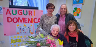 Mamma, nonna e bisnonna festeggia 101 anni alla Casa di Soggiorno Prealpina di Cavaso del Tomba