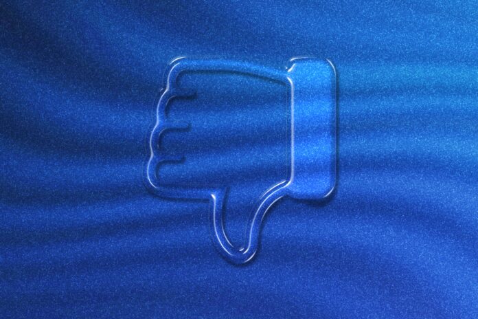 dislike-hand-symbol-thumbs-down-sign-symbol-blue-glitter-background-min