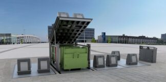 Jesolo, in arrivo la prima isola ecologica interrata Isola ecologica interrata di Jesolo. il rendering