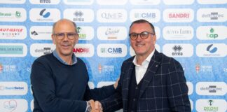 Treviso FBC, Fabio Dalla Costa nuovo Dirigente del Settore Giovanile Fabio Dalla Costa e Attilio Gementi - foto di FOTOSTAMPA TREVISO