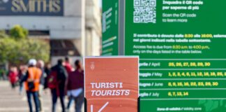 Contributo d’accesso a Venezia, sesta giornata: in calo i visitatori paganti Contributo d'accesso a Venezia