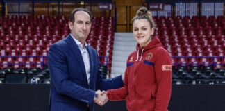 L’Umana Reyer Venezia rinnova l’accordo con Francesca Pan Federico Casarin e Francesca Pan - foto dal sito dell'Umana Reyer Venezia