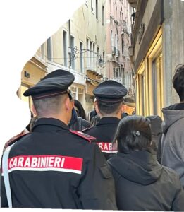 I Carabinieri in azione tra le calli di Venezia