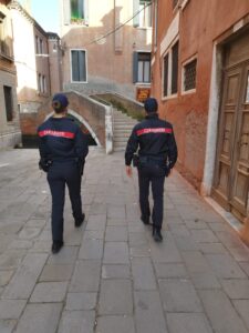 Carabinieri in azione a Venezia