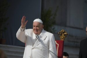 Papa Francesco a Venezia - foto tratta dalla pagina Facebook di Luigi Brugnaro