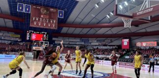 Umana Reyer Venezia-Alama San Martino di Lupari 77-55 Umana Reyer Venezia-Alama San Martino di Lupari - foto Notizieplus