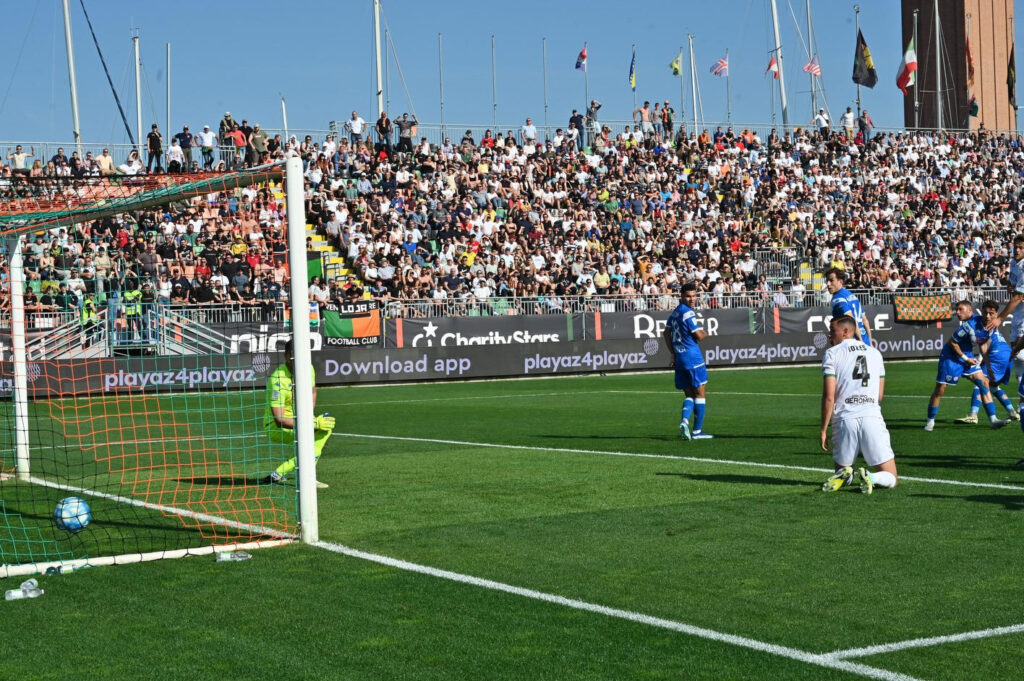 Venezia FC-Brescia, il primo goal di Tessmann - foto Andrea Pattaro@Vision