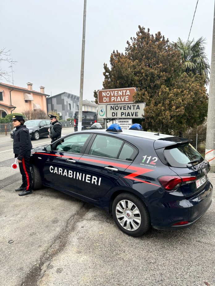 Noventa di Piave, Carabinieri in azione