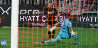 Zampano post Venezia-Palermo: “Felicissimi, ma piedi per terra” Francesco Zampano in Venezia Fc-Palermo - foto Andrea Pattaro@Vision