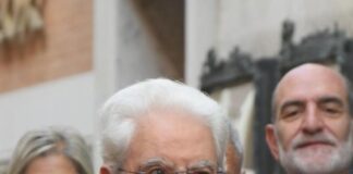 Il presidente della Repubblica Mattarella al Teatro Goldoni per la cerimonia di consegna del “Premio Ugo La Malfa” Il Presidente della Repubblica Sergio Mattarella a Venezia