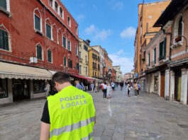 Polizia Locale di Venezia a Cannaregio