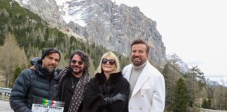 Ultimi ciak di Cortina Express, con Christian De Sica, Isabella Ferrari e Lillo Petrolo