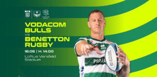 Vodacom Bulls-Benetton Treviso, ecco il XV biancoverde Vodacom Bulls-Benetton Treviso