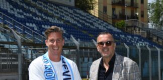 Posocco rinnova col Treviso FBC 1993 Francesco Posocco e il DG Attilio Gementi - foto FOTOSTAMPA TREVISO