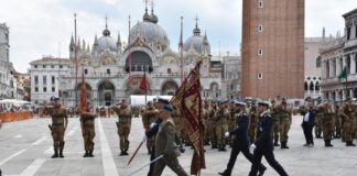 1984 – 2024: in piazza San Marco i 40 anni dei Lagunari Lagunari in Piazza San Marco
