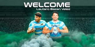 Lautaro Bazan Velez al Benetton Rugby Lautaro Bazan Velez