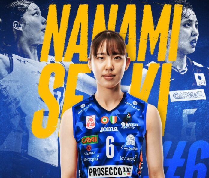 Nanami Seki - foto dal sito dell'Imoco Volley