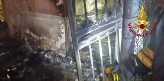 A fuoco un garage: senzatetto ustionato Cavarzere, il garage andato a fuoco