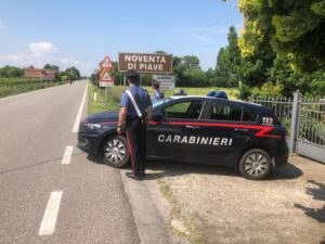 Noventa di Piave, 5 ventenni denunciati dai Carabinieri