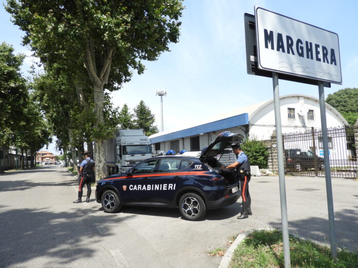 Marghera, i Carabinieri in azione