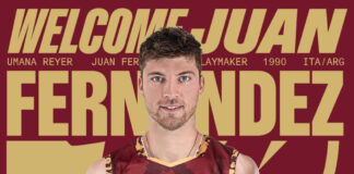 Juan Fernandez all’Umana Reyer Venezia Juan Fernandez