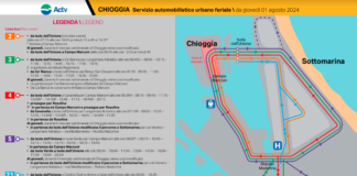 Trasporto urbano a Chioggia, rimodulazione del dal 1 agosto Trasporto pubblico a Chioggia, la rimodulazione dal 1 agosto