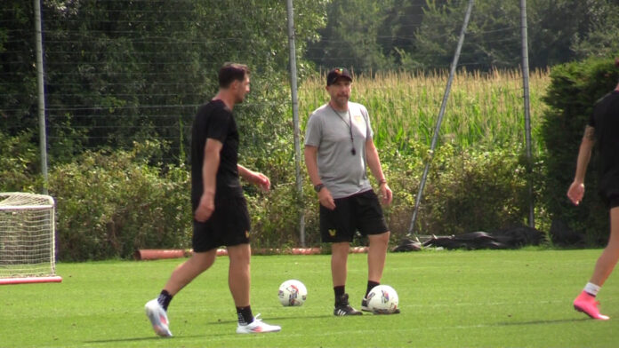 Eusebio Di Francesco - Primo allenamento con il Venezia