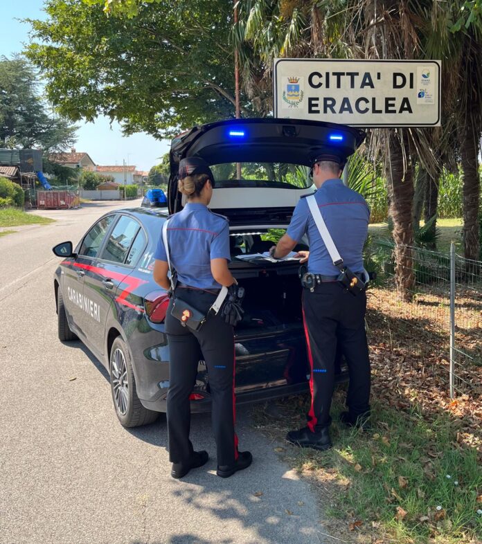 Carabinieri di Eraclea in azione