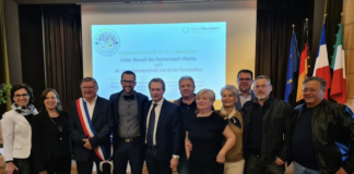 Una delegazione di Villorba in visita al comprensorio di Pompadour in Francia