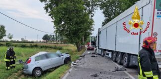 Scontro fra camion e auto lungo la Triestina: morto l’automobilista Scontro sulla Triestina tra auto e camion