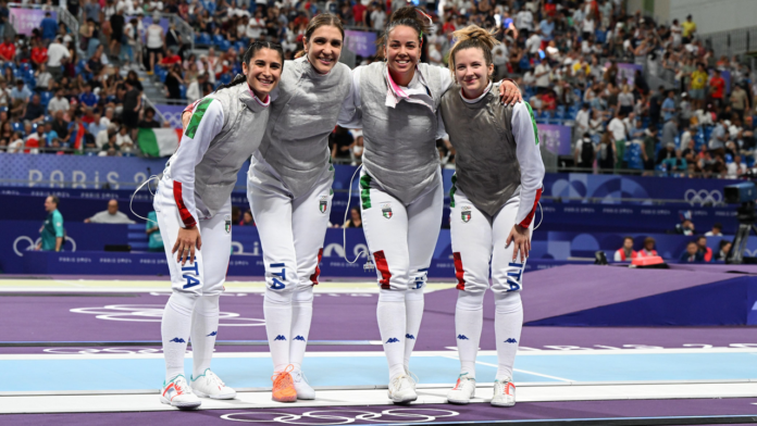 Arianna Errigo, Martina Favaretto, Alice Volpi e Francesca Palumbo (foto Augusto Bizzi/CONI)