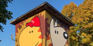 Inaugurato all’ex Pattinodromo il murales realizzato da Cento Canesio