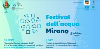 Presentato il Festival dell’acqua di Mirano, seconda edizione Festival dell'Acqua a Mirano