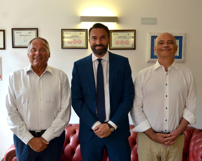 Foto dr Benazzi, dr Brizzolari e dr Formentini